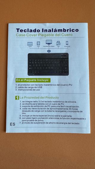 Teclado inalámbrico Bluetooth