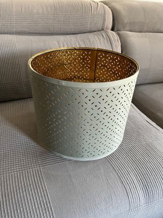 Pantalla lámpara elegante cálida