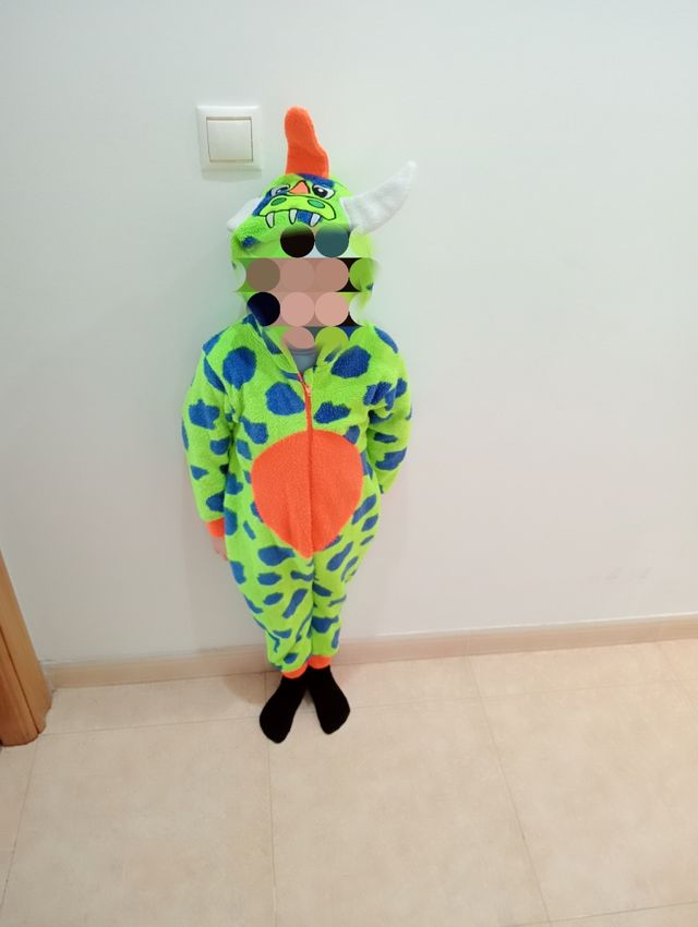 Disfraz monstruo 98 a 104 cm 3 4 años