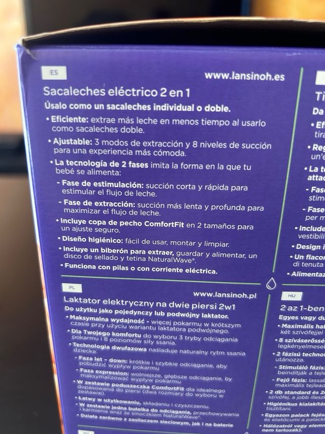 Sacaleches electrico