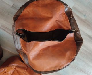 PUFF TUNECINO PIEL CAMELLA