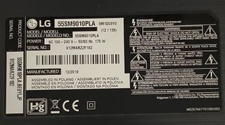 Fuente Alimentación TV LG Nanocell 55SM9010PLA