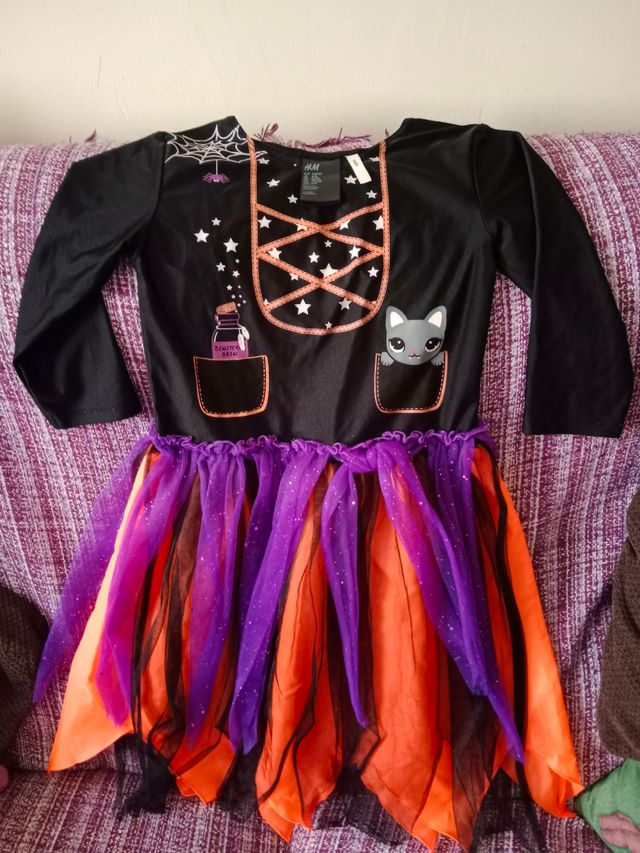 Disfraz bruja niña