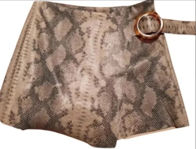 Falda pantalón Zara animal print