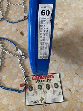 KIT DE CADENAS PARA NIEVE 9mm