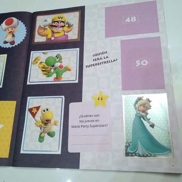 Album e adesivi Super Mario da completare