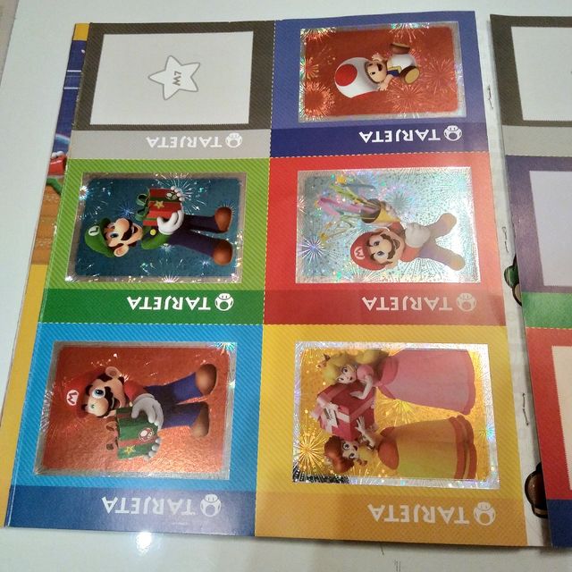 Album e adesivi Super Mario da completare