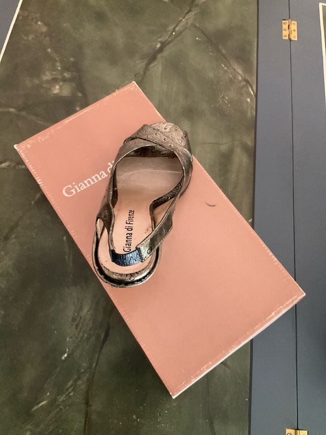 Zapatos abiertos y destalonados.