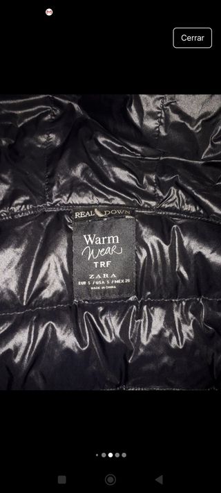 Cazadora 100 por cien plumon