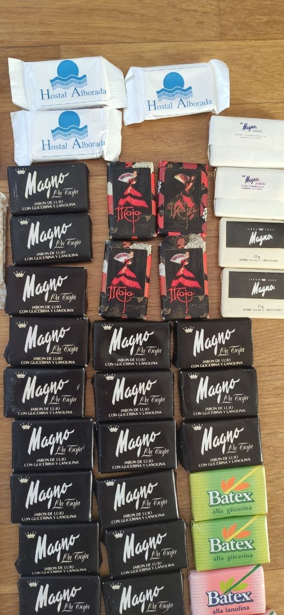Colección jabones viaje 111 uds.