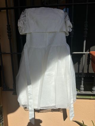 Vestido de comunión para niña. 
También para boda