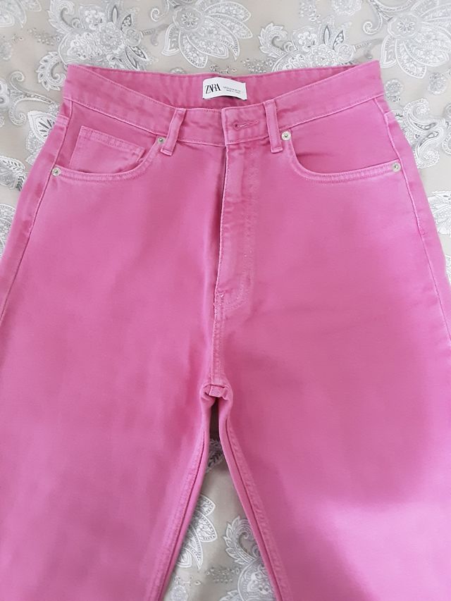 Vaqueros rosas como nuevo talla 38