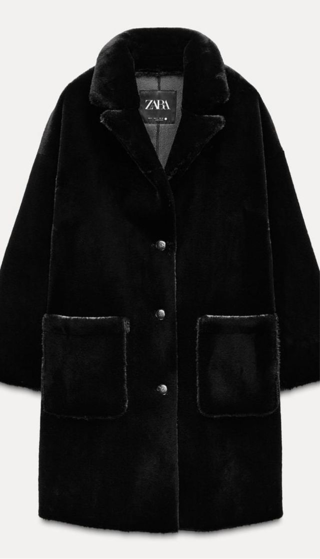 Abrigo Pelo Zara Nuevo