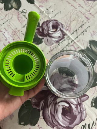 Spremiagrumi con caraffa in vetro