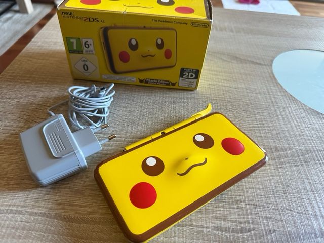 New nintendo 2ds xl edicion pikachu leer