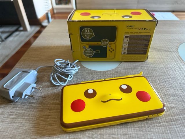 New nintendo 2ds xl edicion pikachu leer