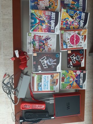 Wii mini, 2 controller, basta ballare