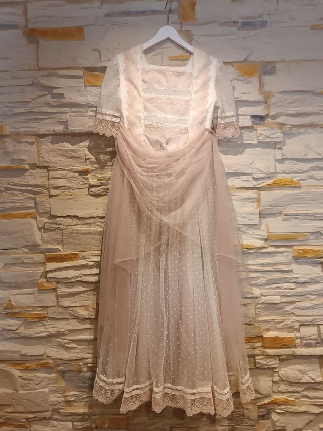 Vestido comunión Rosa Clará