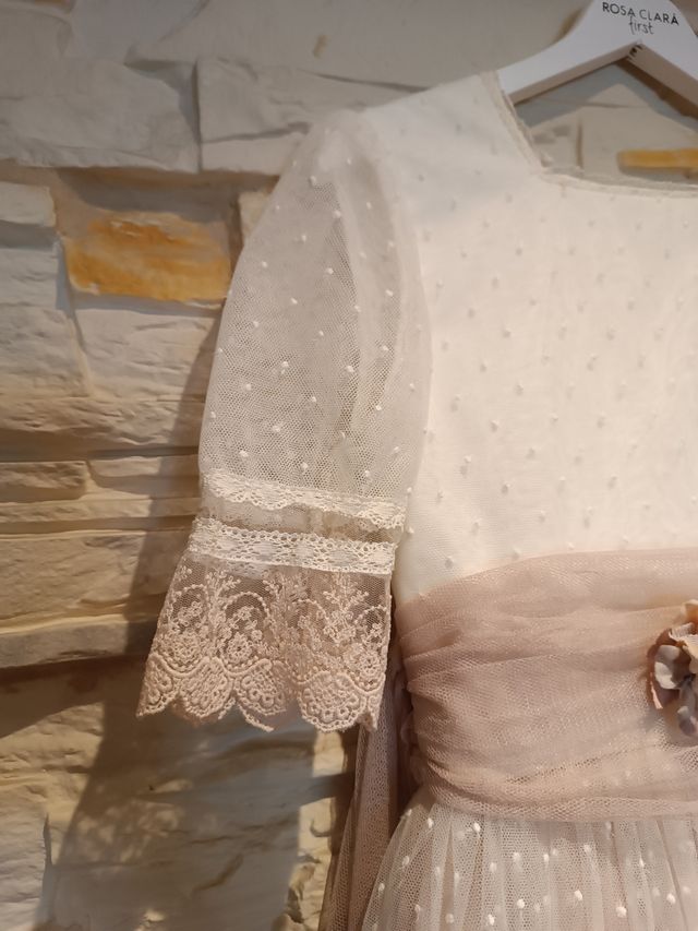 Vestido comunión Rosa Clará