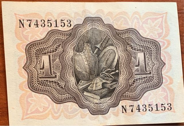 Billete Banco de España 1 peseta
