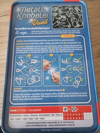 Gioco di abilità "Il duello"