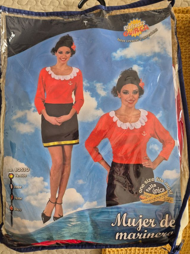 Disfraz Popeye, Olivia y marinerito