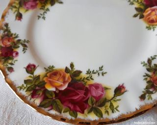 Magnifico juego para tarta Royal Albert Old Countr
