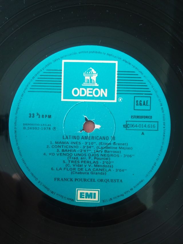 Disco vinilo Frank Pourcel