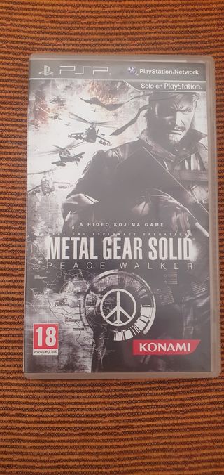 Metal gear solid peace Walter PSP