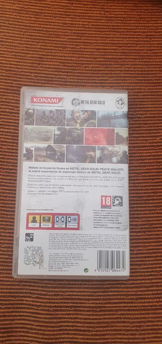 Metal gear solid peace Walter PSP