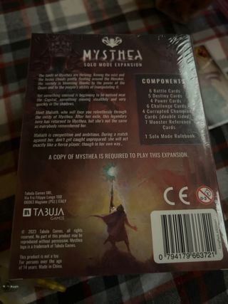 Mysthea gioco da tavolo