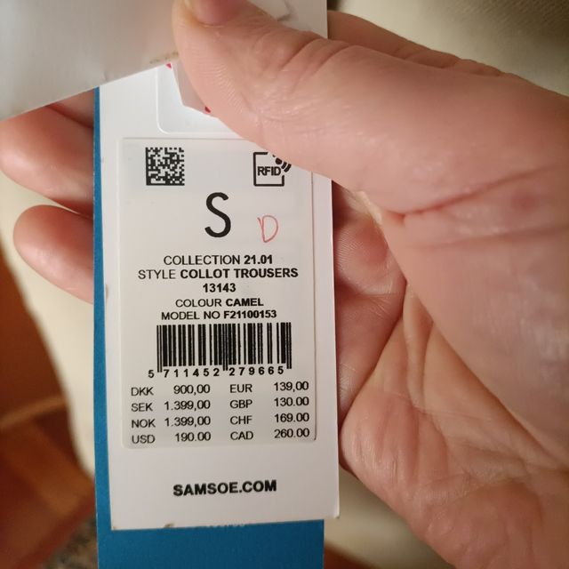 Pantalón ancho samsøe samsøe