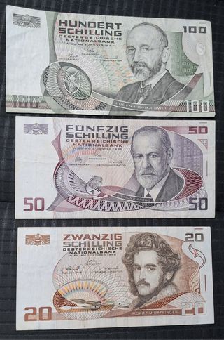 Lote billetes austriacos 