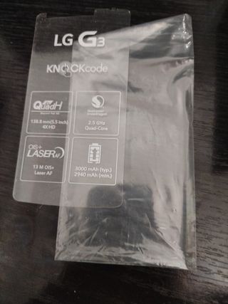 Caja LG g3 con Accesorios