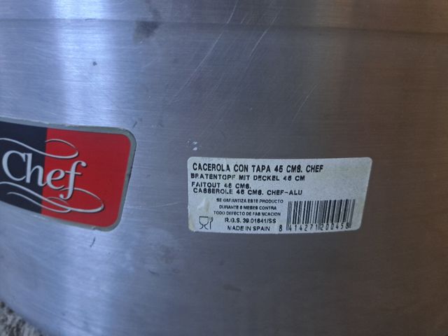 Olla industrial y CACEROLA Industrial