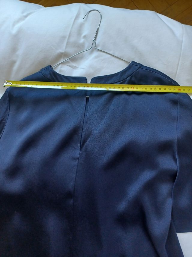 Blusa satinada de Zara