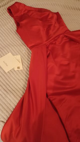 Vestido rojo elegante fiesta boda