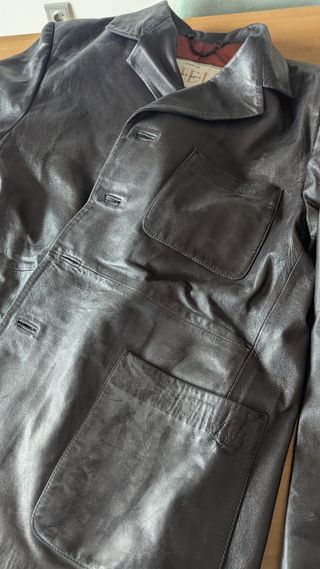 Americana piel cuero