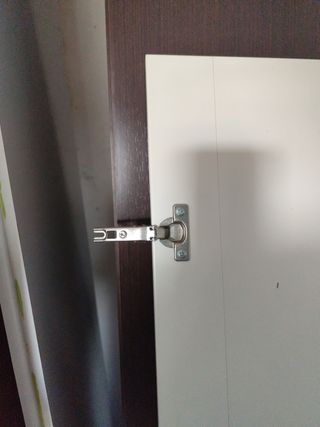 Puertas blancas armario 