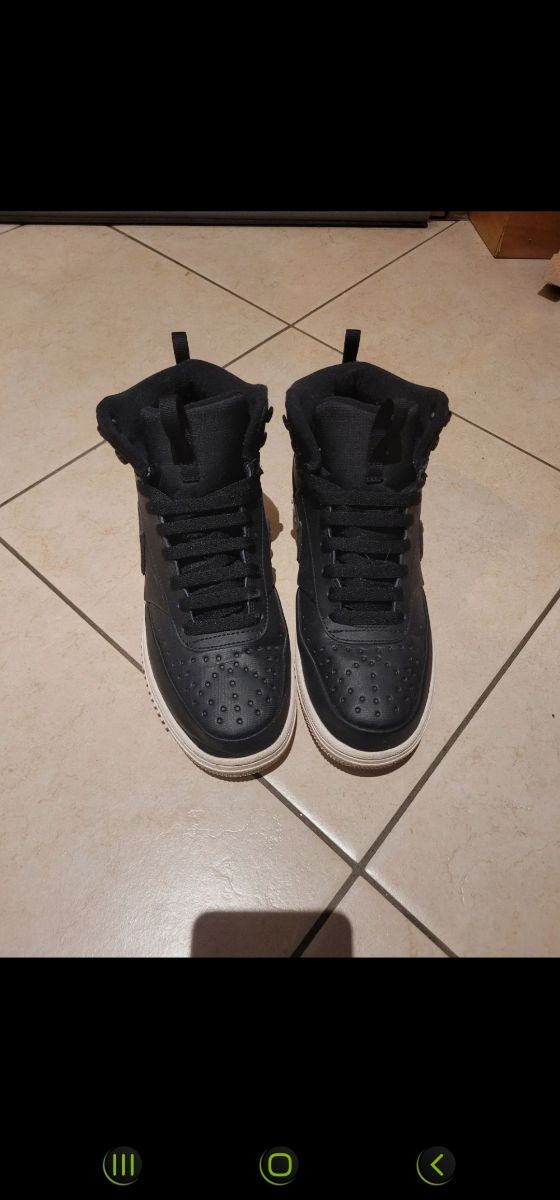 Nike court vision mid winter nerebianche