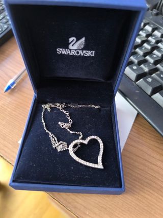 Colgante plata swaroski