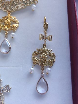 Aderezo fallera niña artesanal cristales