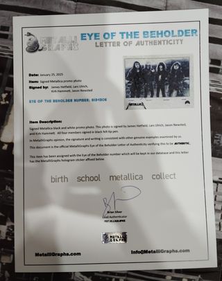 METALLICA MARCO MUSEO BLACK ALBUM