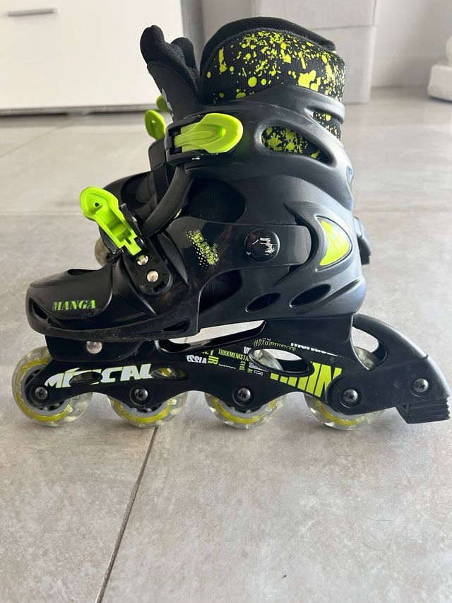 Patines en linea con mochila