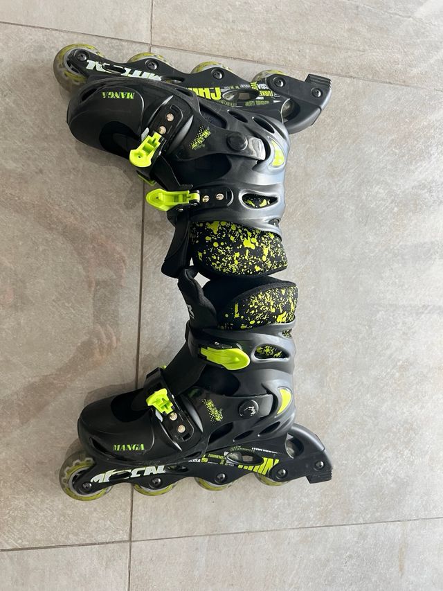 Patines en linea con mochila