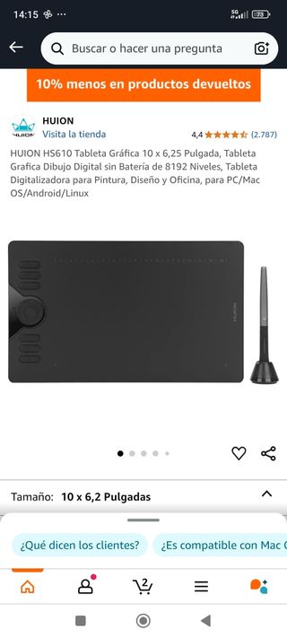 Tablet dibujo Huion NUEVA