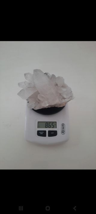 Drusa cuarzo blanco
