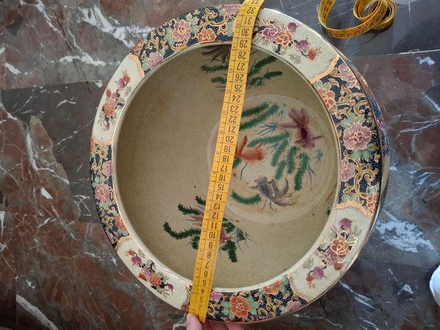 Macetero pecera porcelana