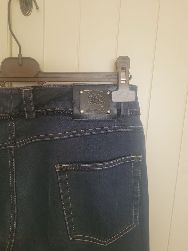 PANTALÓN AZUL VAQUERO BURBERRY MUJER