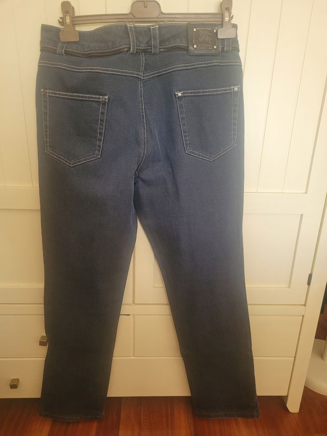 PANTALÓN AZUL VAQUERO BURBERRY MUJER